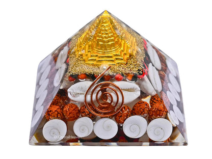 💰 100% Original Pyrite Crystal Pyramid | Attract Money, Abundance & Success