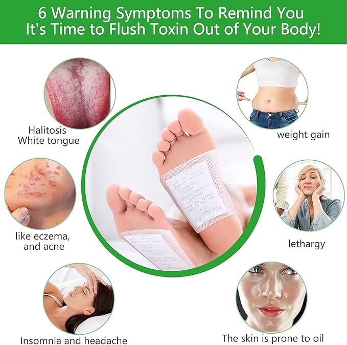 🌿 Herbal Premium Detox Foot pads 🌿(Pack Of 20 ) BUY 1 GET 3 FREE🌿