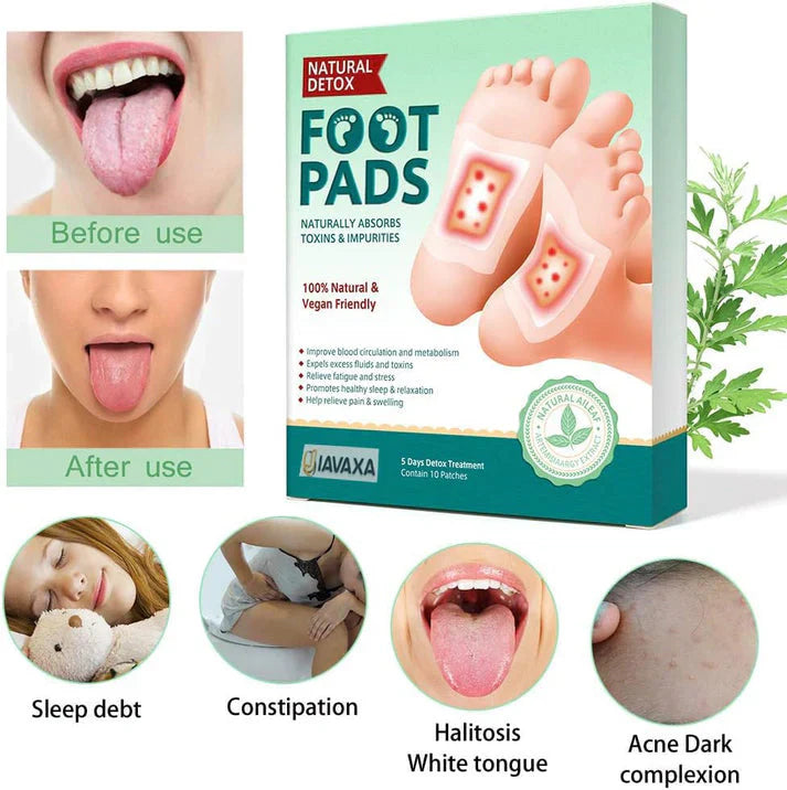 🌿 Herbal Premium Detox Foot pads 🌿(Pack Of 20 ) BUY 1 GET 3 FREE🌿