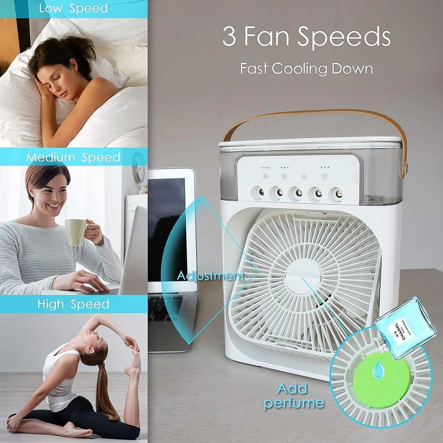 Portable Air Conditioning Cooling Fan
